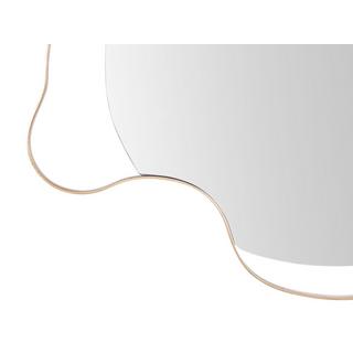 Beliani Miroir en Métal Moderne MELUN  