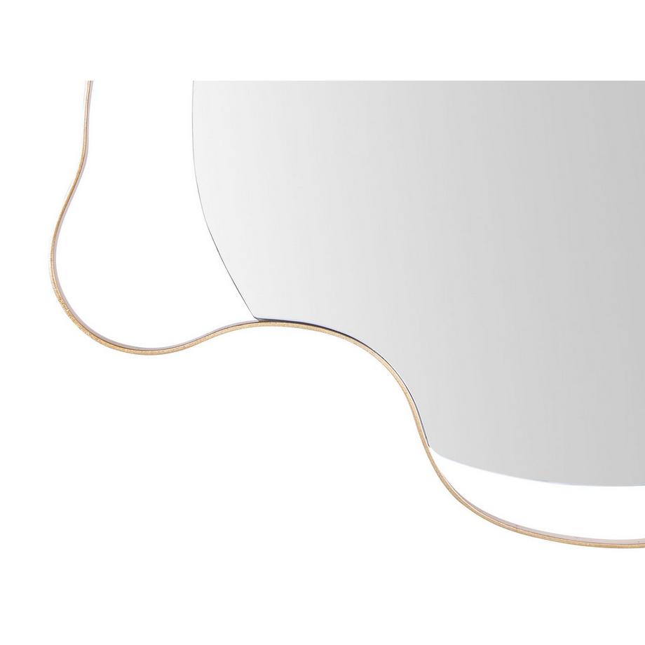 Beliani Miroir en Métal Moderne MELUN  