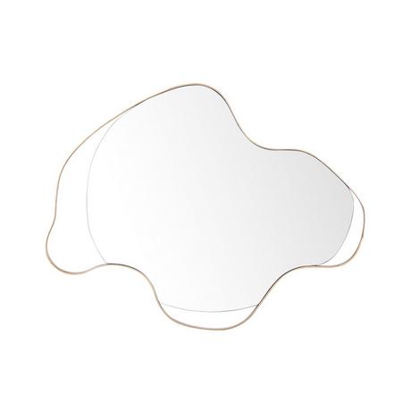 Beliani Miroir en Métal Moderne MELUN  