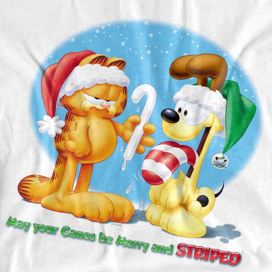 Garfield  Merry And Striped Maglietta 