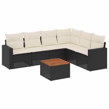 Garten sofagarnitur poly-rattan