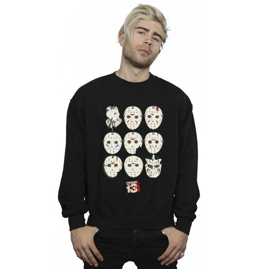 Friday The 13th Jason Masks Sweatshirt  