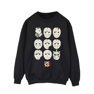 Friday The 13th Jason Masks Sweatshirt  