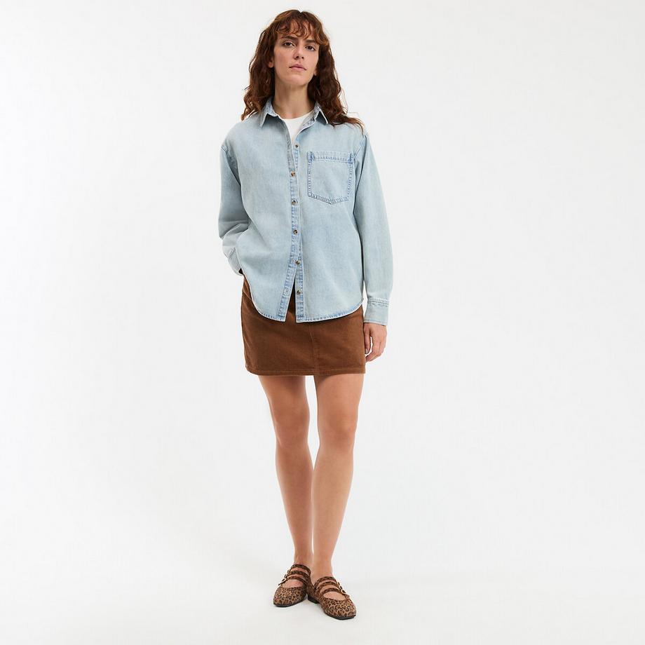 La Redoute Collections Chemise en denim pur coton  