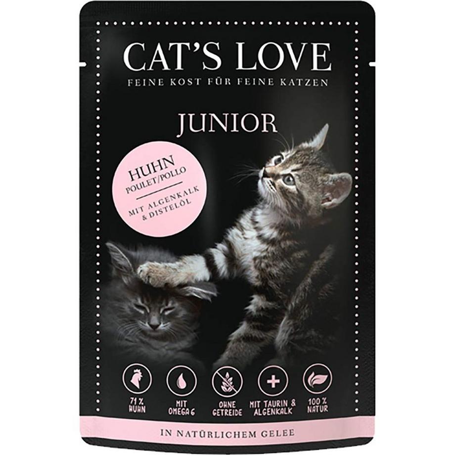 Cat's Love  Junior Huhn, 85g 