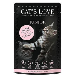 Cat's Love  Amore di gatto Junior Pollo, 85g 