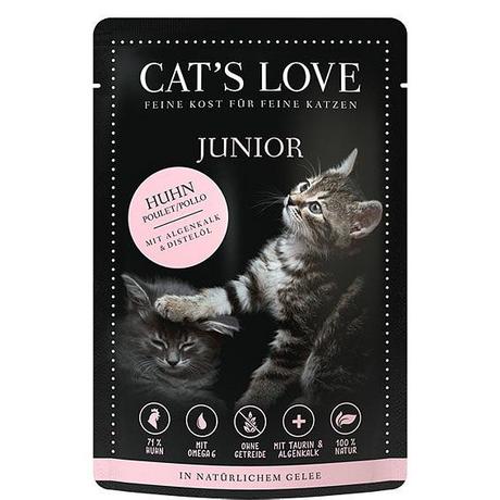 Cat's Love  Junior Poulet, 85g 
