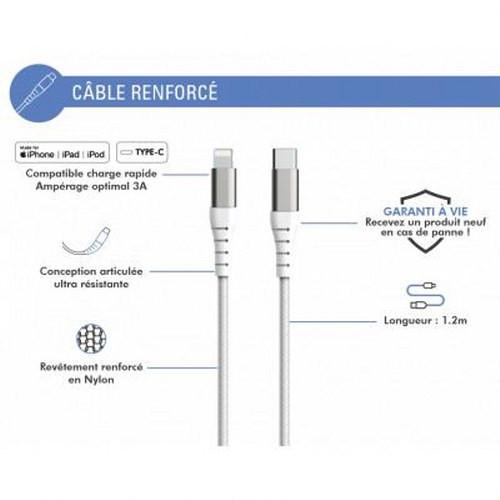 Force Power  Câble USB C/Lightning 