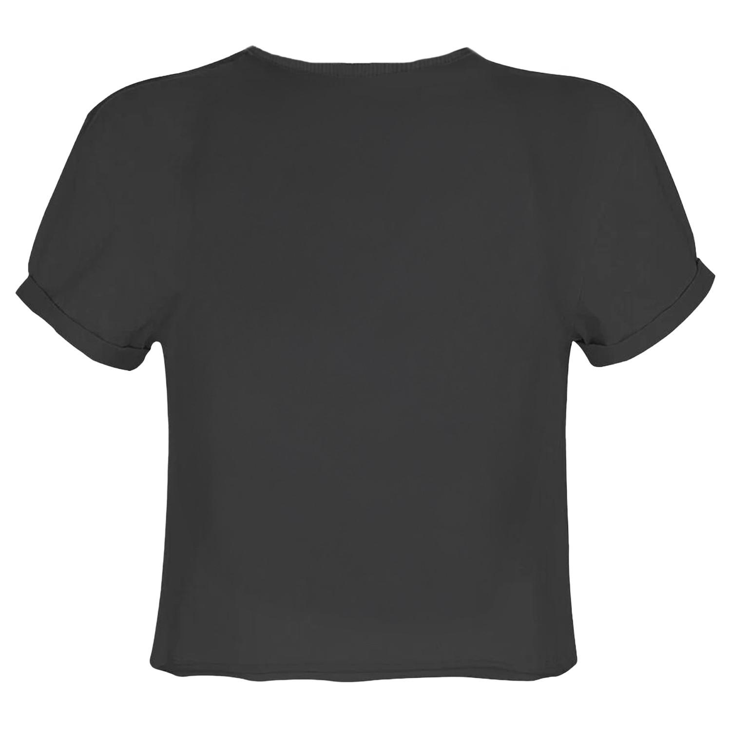 Amplified Glitched Skull Kurzes Top  