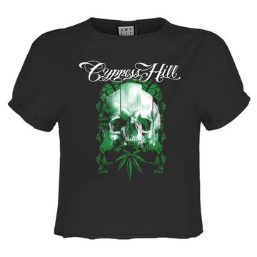 Glitched Skull Kurzes Top