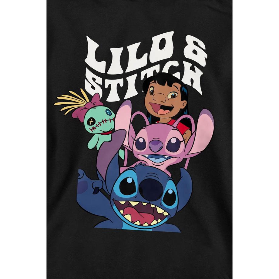 Lilo & Stitch Lilo & Stitch Felpa con Stampa Grafica  