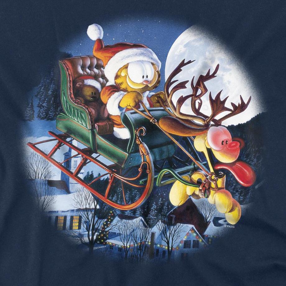 Garfield  T-ShirtMoonlight Ride 