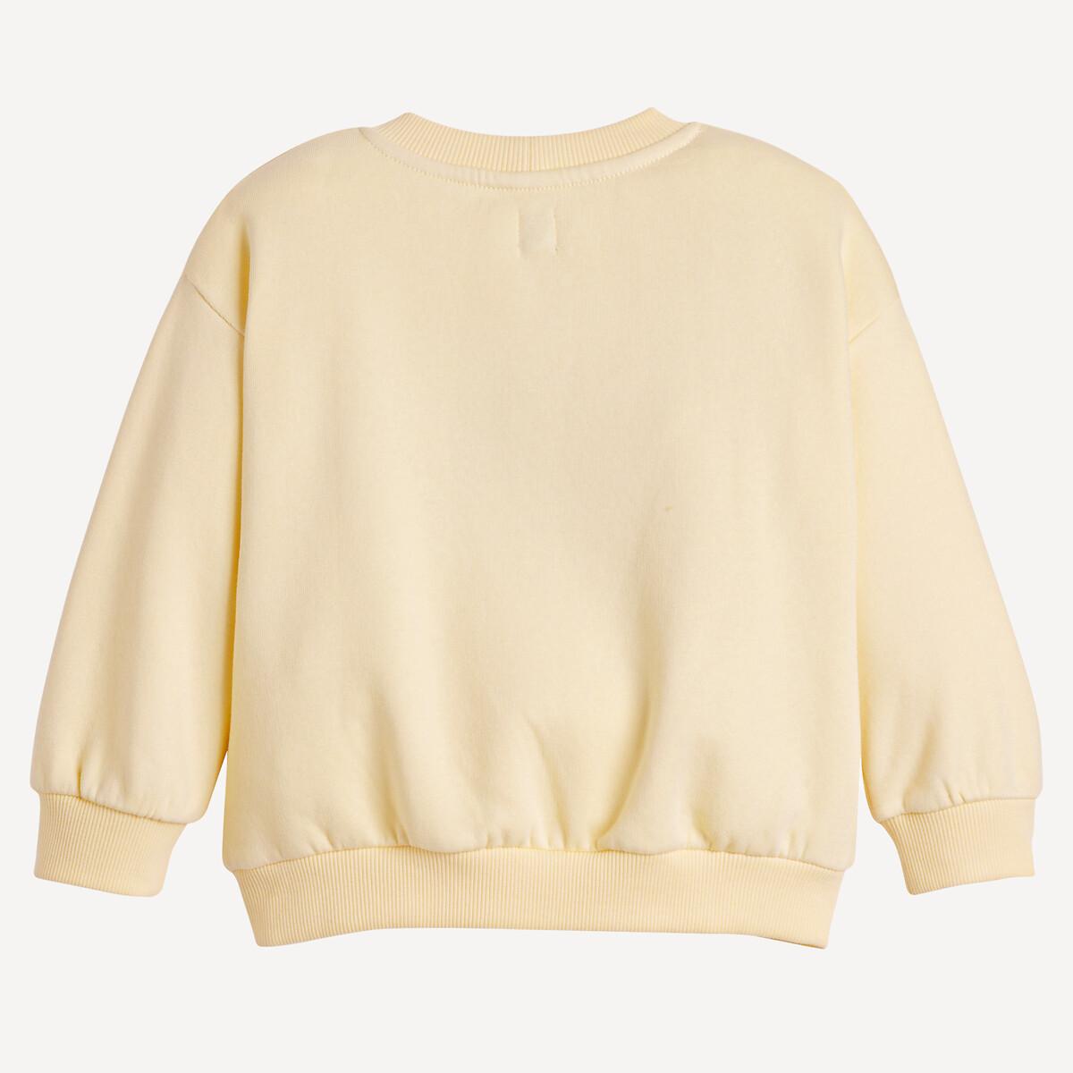 La Redoute Collections  Sweatshirt mit Stickerei und Rundhalsausschnitt 