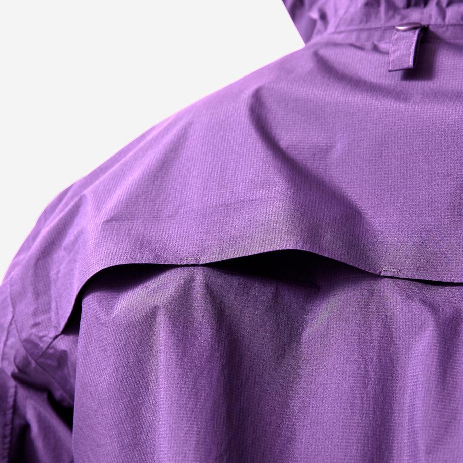 ROCKRIDER  Veste imperméable vélo VTT manches longues, compacte 500 violet 