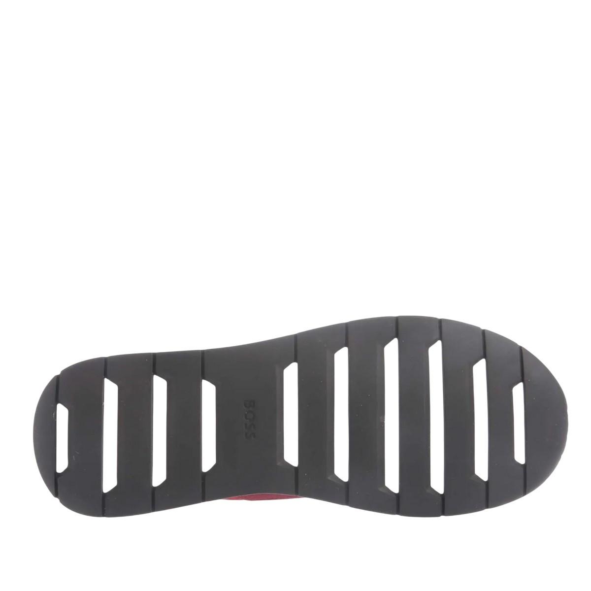 BOSS  Sneaker Titanium, WildlederPanel 