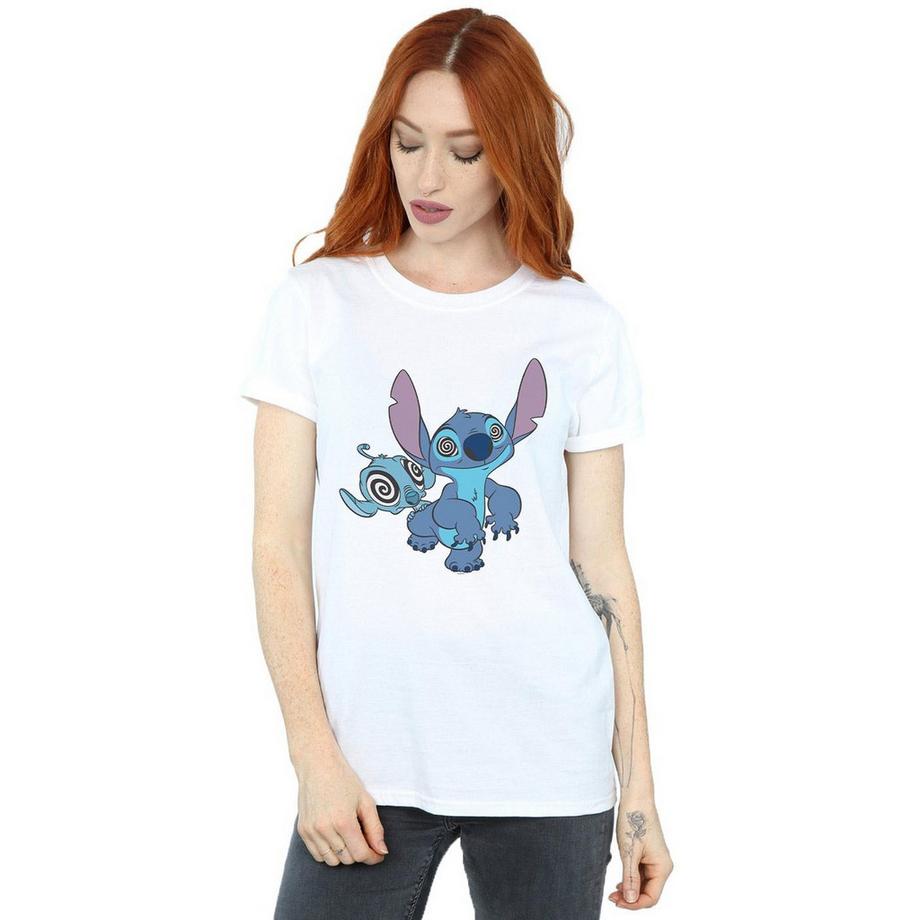 Disney Hypnotized Stitch T-Shirt Manches Courtes  