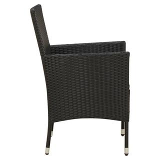 VidaXL Chaise de jardin rotin synthétique  