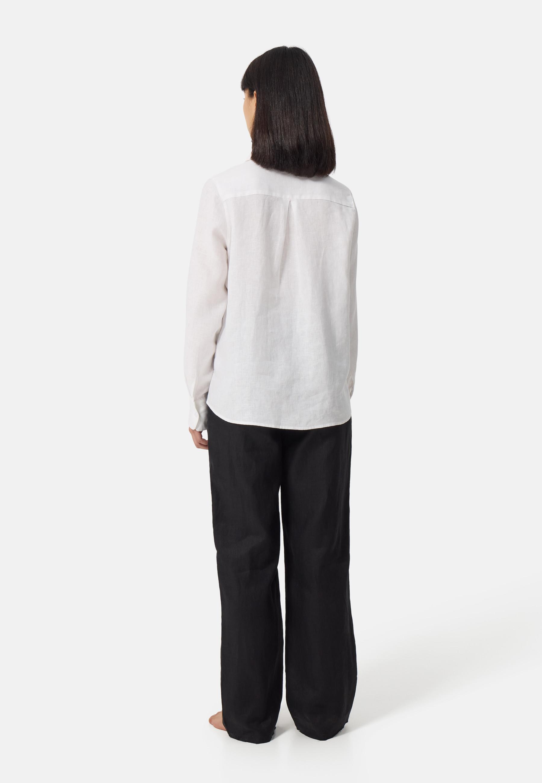 CASH-MERE.CH Leinen Lange Hose  