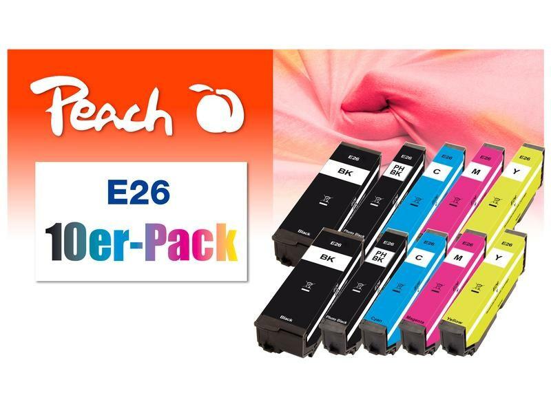 Peach  Tinte Epson No 26 Multi-10-Pack 2x7,6 8x6,2ml 2x bk, pbk, c, m, y 