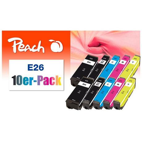 Peach  Tinte Epson Nr. 26 je 2x BK, PHBK, C, M, Y 