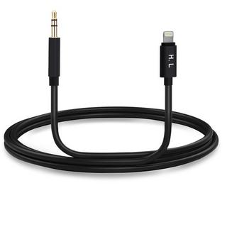 Avizar  Lightning Kabel auf 3,5mm Klinke-Schwarz 