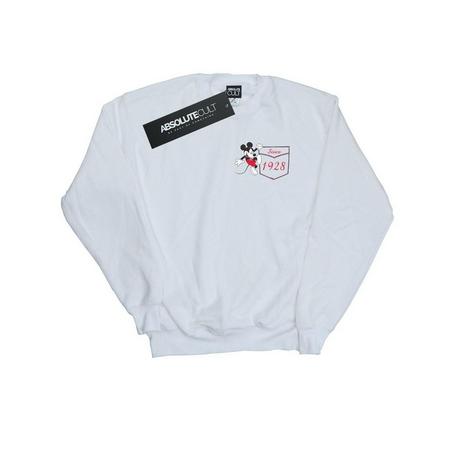 Disney  Mickey Mouse Faux Pocket Since 1928 Sweatshirt 