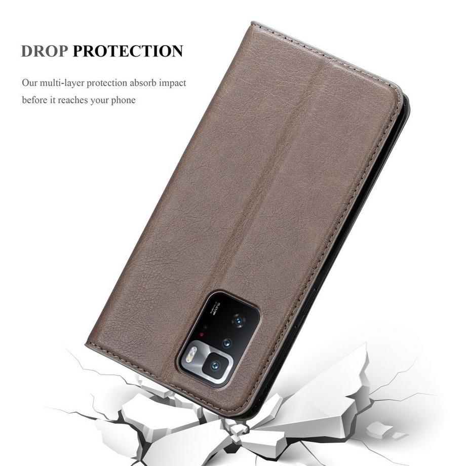 Cadorabo  Hülle für Xiaomi POCO X3 GT Magnetverschluss, Kartenfach 