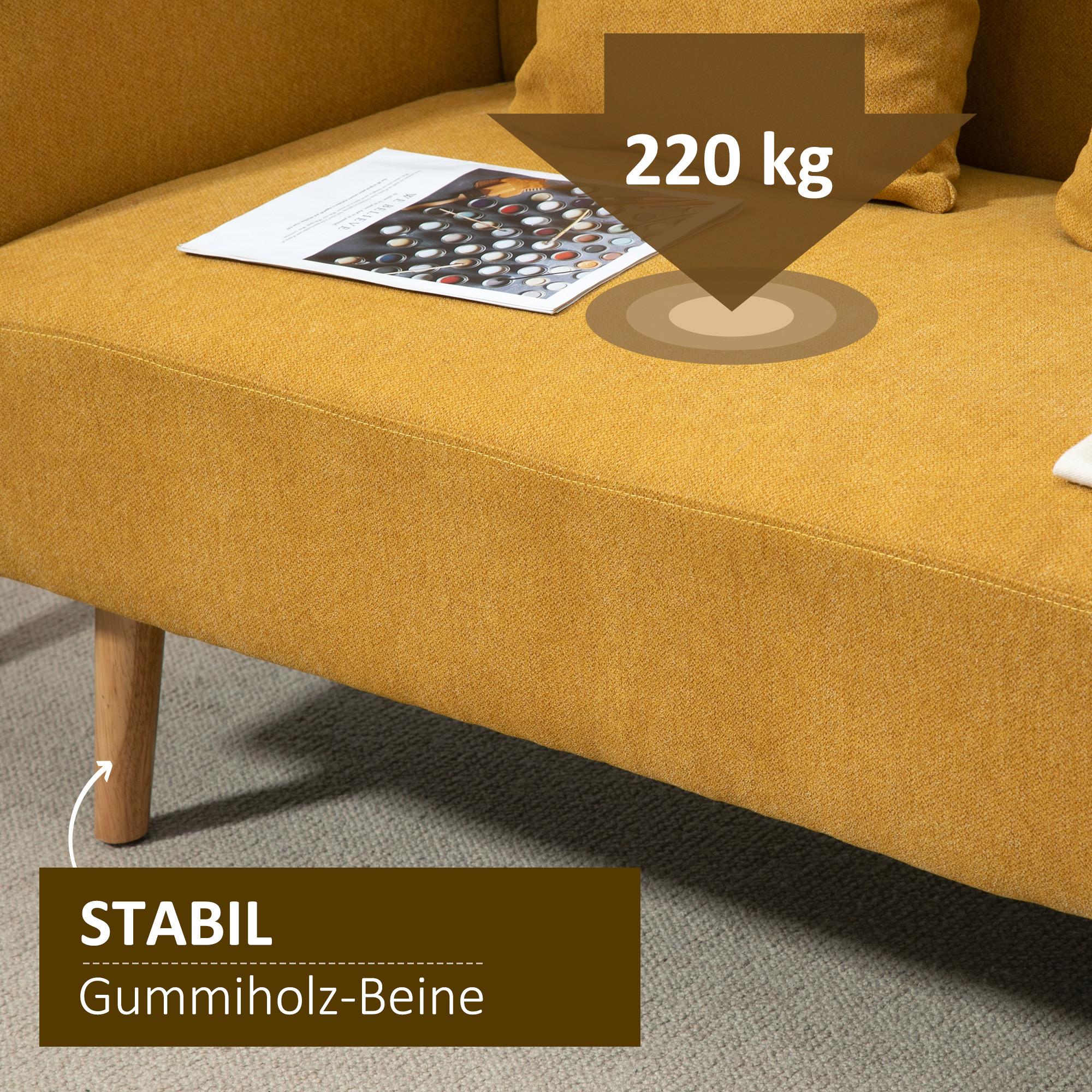 HOMCOM Sofa 2-Sitzer  