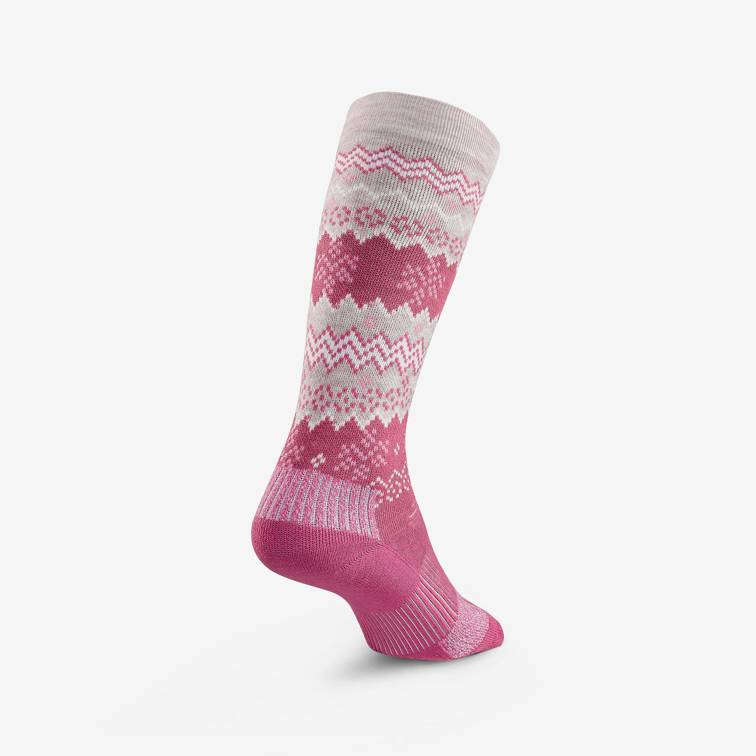 QUECHUA SH500 Ultra-Warm Merino Halbhohe Winterwandersocken 2 Paar  