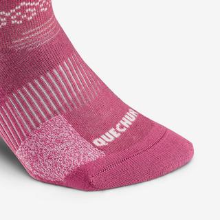 QUECHUA SH500 Ultra-Warm Merino Halbhohe Winterwandersocken 2 Paar  