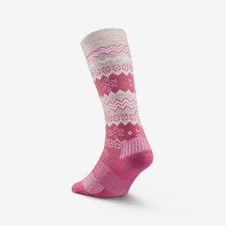 QUECHUA SH500 Ultra-Warm Merino Halbhohe Winterwandersocken 2 Paar  