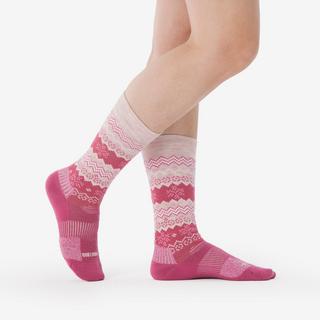 QUECHUA SH500 Ultra-Warm Merino Halbhohe Winterwandersocken 2 Paar  