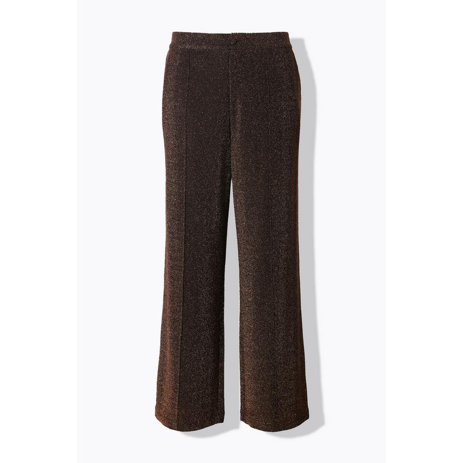 Studio Untold Pantaloni Wide Leg Vita Alta Glitter  