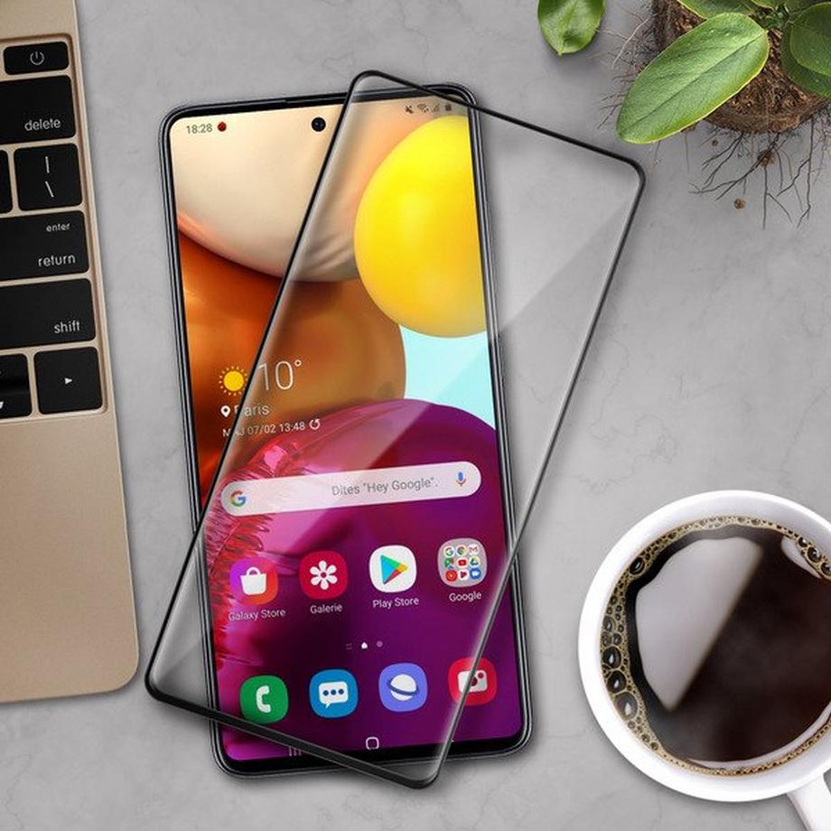 Avizar  Pellicola Vetro Temp. Galaxy A71 Nero 