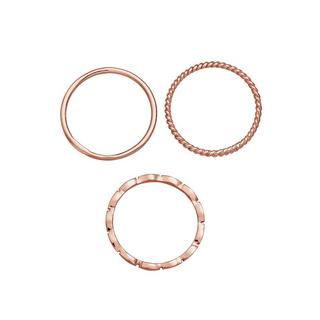 Elli  Ring Stapelringe Stacking 3Er Set 