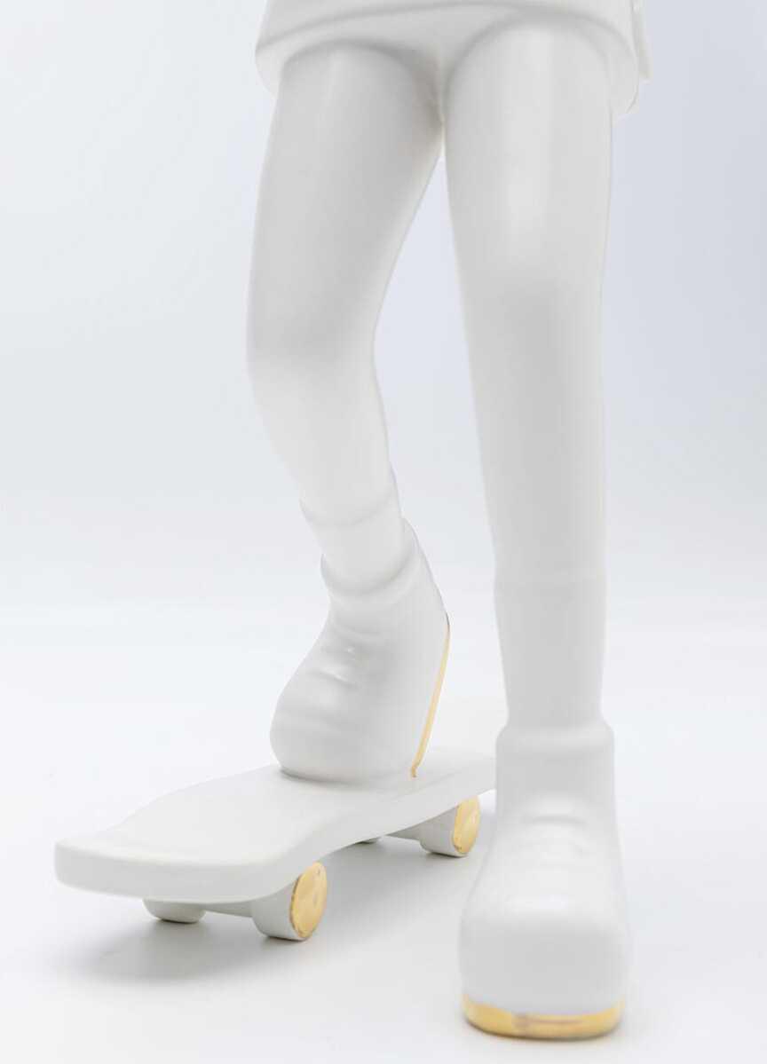 KARE Design Astronauta decorativo di pattinaggio artistico bianco 33  