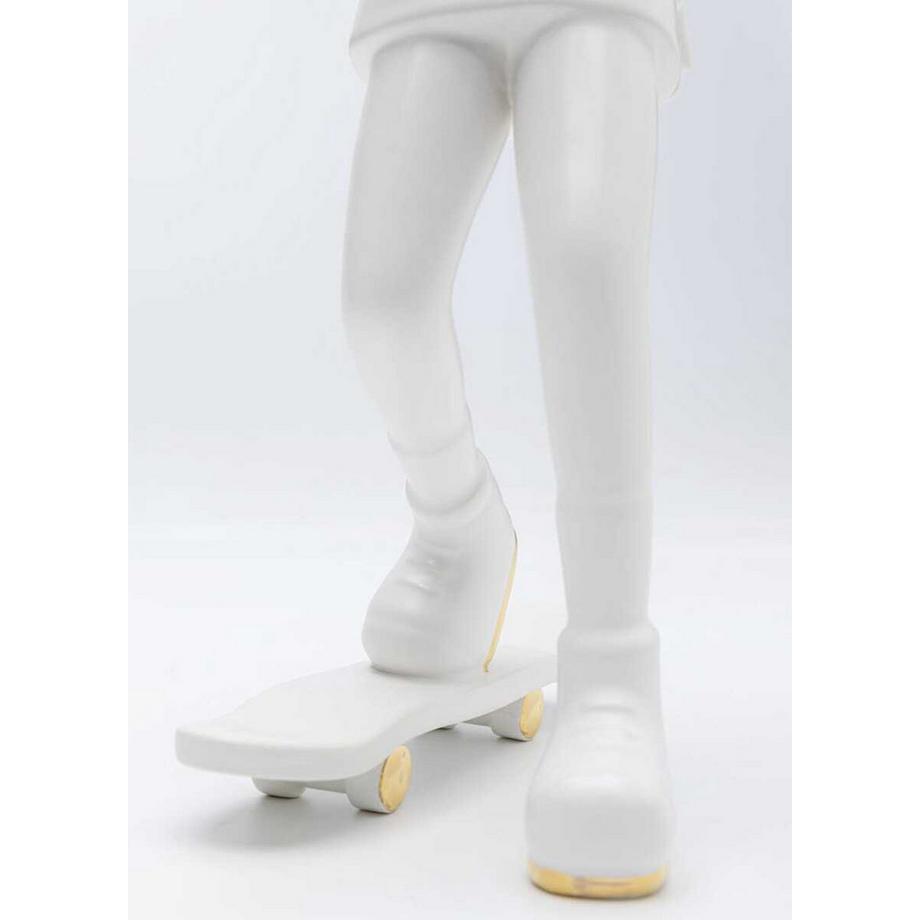 KARE Design Astronauta decorativo di pattinaggio artistico bianco 33  