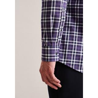 Seidensticker  Chemise en flanelle Regular Fit Manche longue Carreaux 