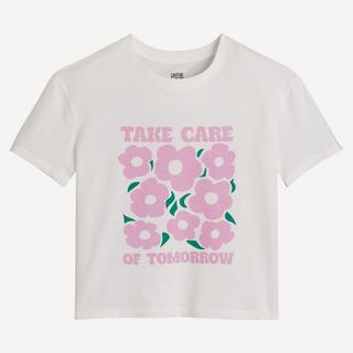 La Redoute Collections  T-Shirt mit Blumenprint 