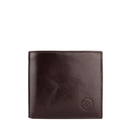 Maxwell Scott  Le Ticciano RFID Portefeuille avec porte-monnaie en cuir anti RFID 