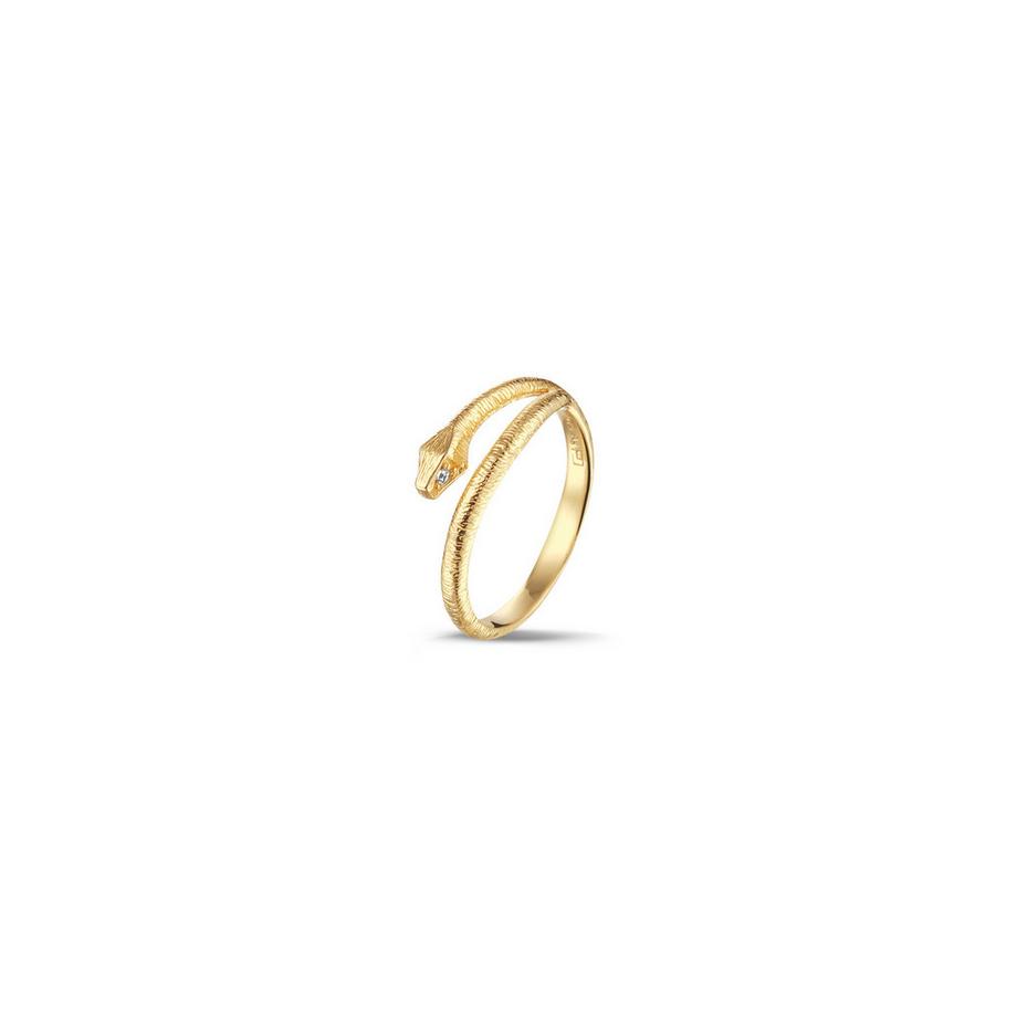 Snake Ring 2152 Plaqué or