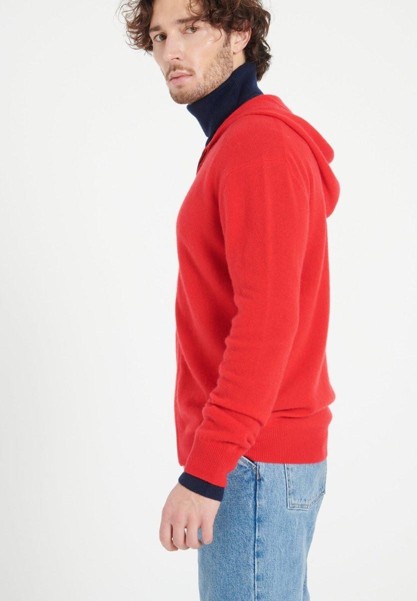 Studio Cashmere8  LUKE 6 Kapuzen-Sweatshirt mit Reißverschluss - 100% Kaschmir 