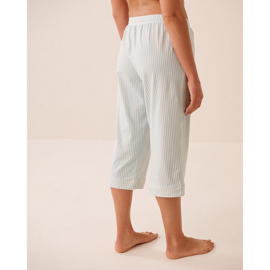 La Vie En Rose Baumwoll Pyjama Caprihose  