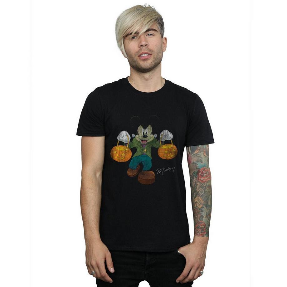 Disney Mickey Mouse Halloween T-Shirt Stampata  