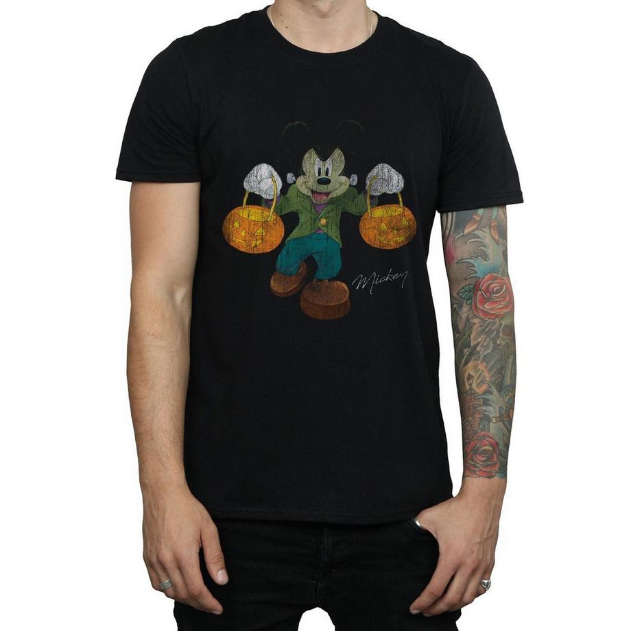 Disney Mickey Mouse Halloween T-Shirt Stampata  