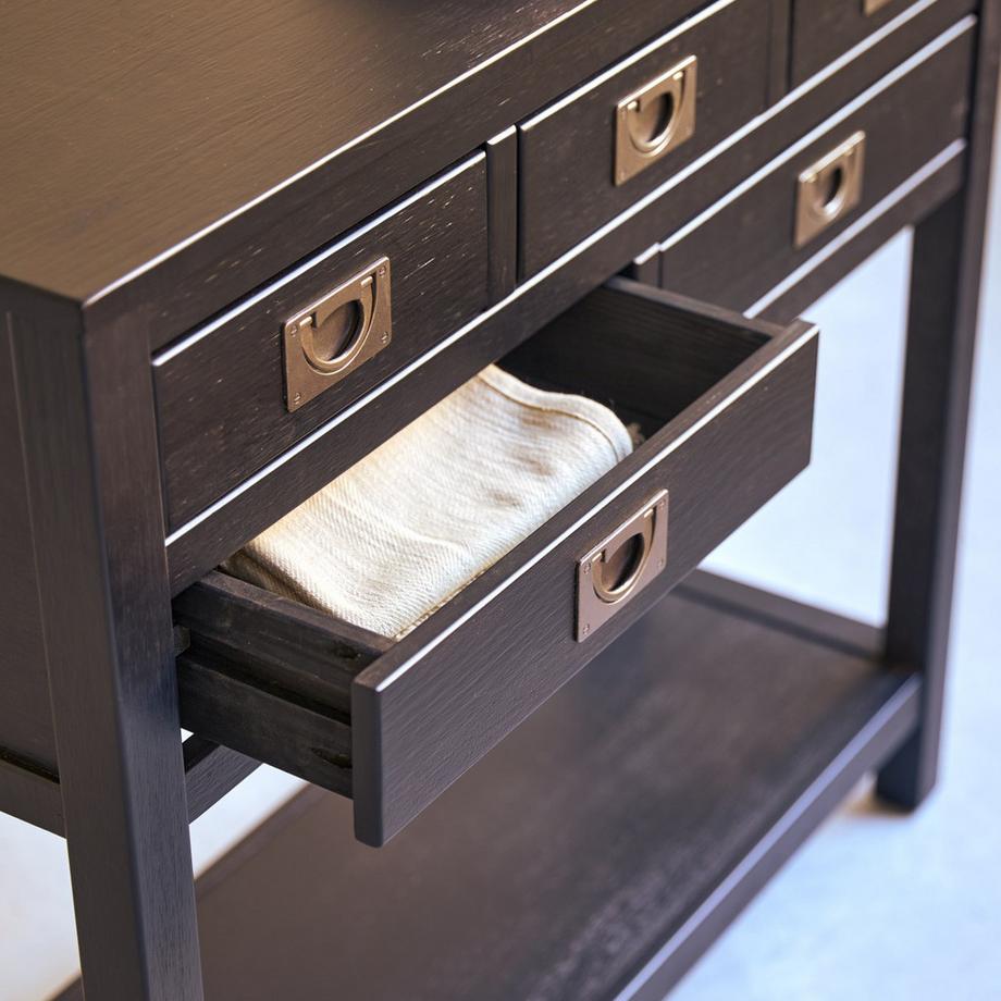 Tikamoon Consolle in legno di pino massello Klaten  