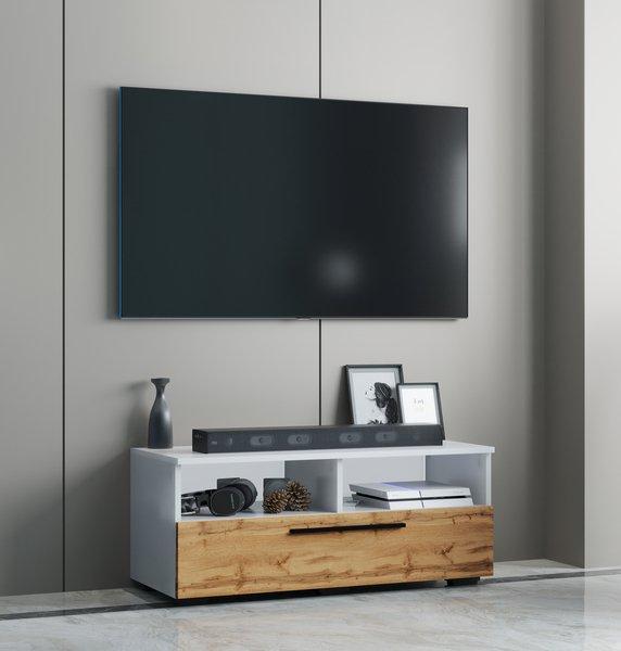 VCM Holz TV Lowboard Möbel Fernsehschrank Tisch Konsole Fernsehtisch Arila L  