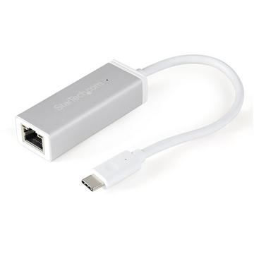 Adaptateur réseau USB-C vers RJ45 Gigabit Ethernet - M/F - Argent
