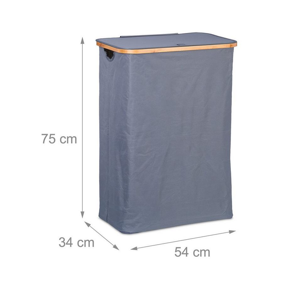Northio Panier à linge avec couvercle 105 l  