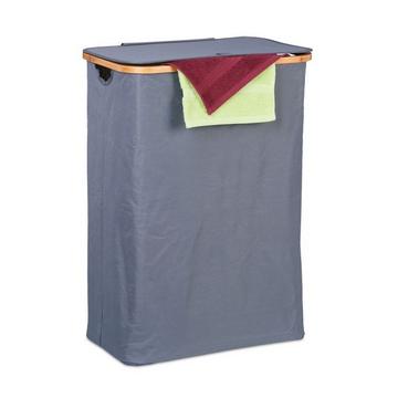 Cesto portabiancheria con coperchio 105 l